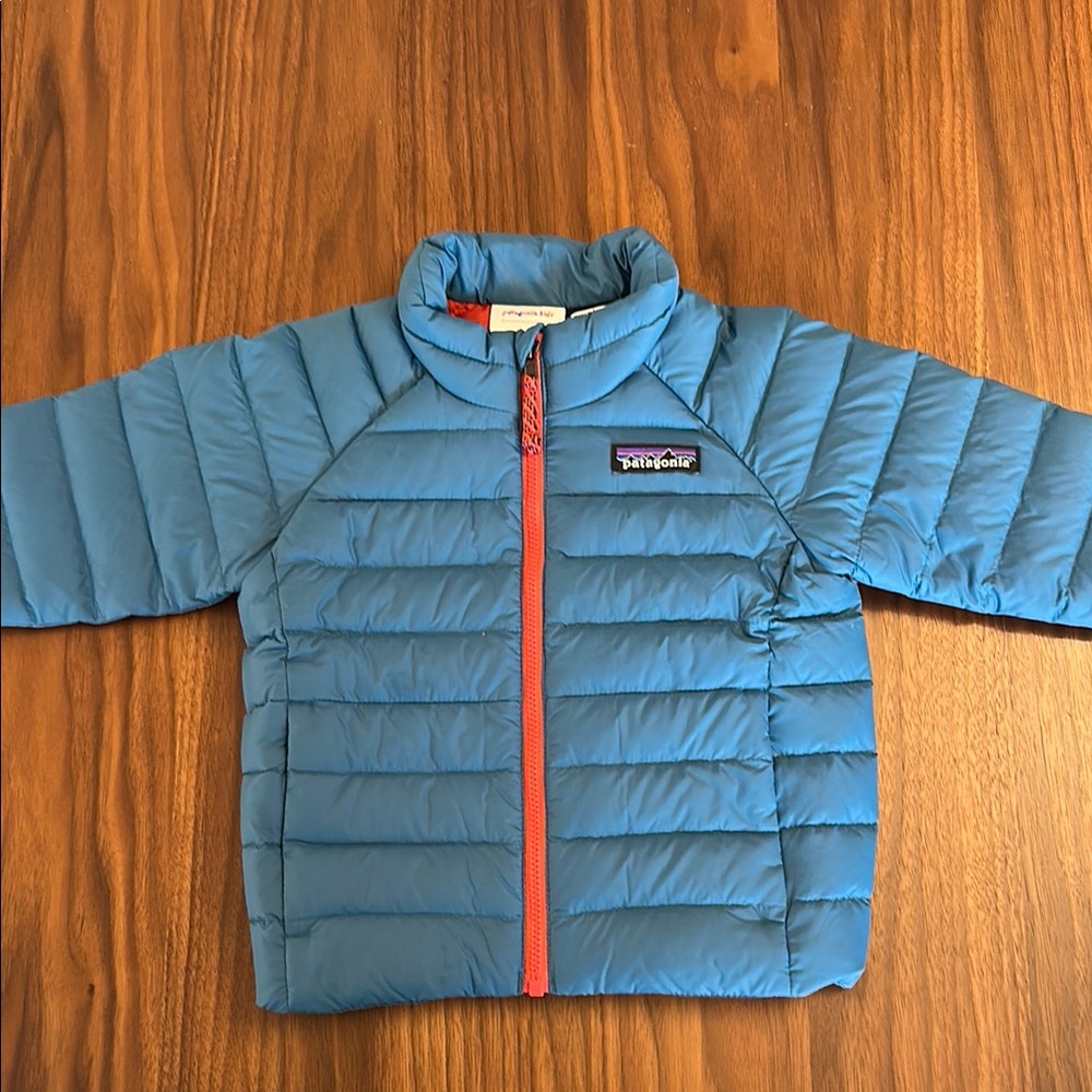 NWT Patagonia Blue Baby Down Sweater 12-18M